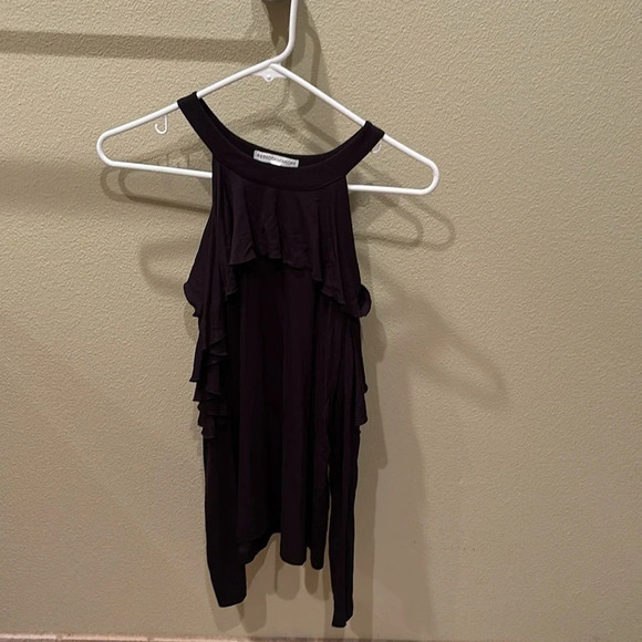 Rebecca Minkoff black off the shoulder top - Picture 2 of 10